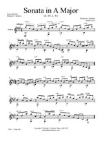 Sonata in A Major, K431, L83